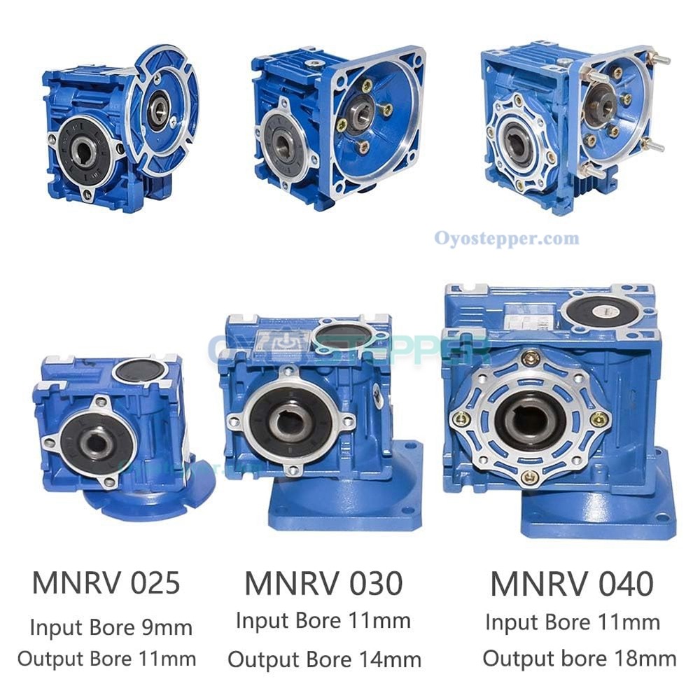 NMRV025 Worm Gearbox Speed Reducer 56B14 Gear Ratio 10:1/20:1/30:1/40:1/50:1/60:1